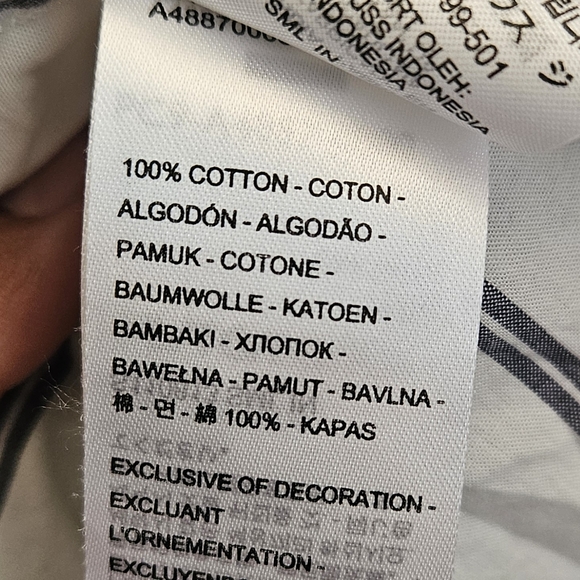 Levis Striped Peasant Top - Picture 5 of 6